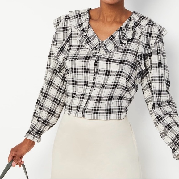 Time and Tru Ruffle Blouse NWT XXL - Picture 3 of 6